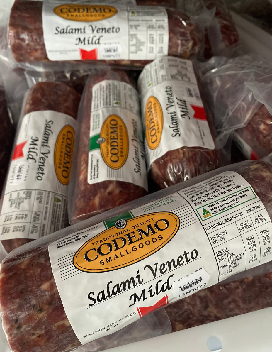 Codemo Smallgoods Salami Grunt Pork Smokehouse